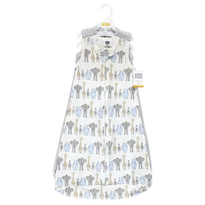 Hudson Baby Infant Boy Interlock Cotton Sleeveless Sleeping Bag, Blue Royal Safari 3 Hudson Baby Infant Boy Interlock Cotton Sleeveless Sleeping Bag, Blue Royal Safari