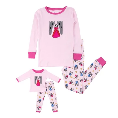 Leveret Girl And Doll Matching Cotton Pajamas 14 Leveret Girl And Doll Matching Cotton Pajamas - Image 12