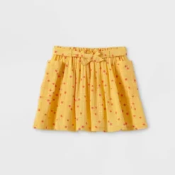 Girls' Tie-Waist Floral Skirt - Cat & Jack™ Yellow 7 Girls' Tie-Waist Floral Skirt - Cat & Jack™ Yellow -Kids Clothing Store GUEST 00ab4ea2 c900 43ea b60b d6a0174cb125