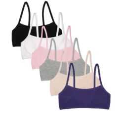 Fruit Of The Loom Girls Spaghetti Strap Sports Bra 6 Pack -Kids Clothing Store GUEST 0118781d 2c72 4278 ab57 b08e521a536d