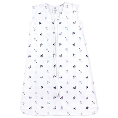 Luvable Friends Baby Boy Sleeveless Jersey Cotton Sleeping Bag, Sack, Blanket, Sailboats Jersey 4 Luvable Friends Baby Boy Sleeveless Jersey Cotton Sleeping Bag, Sack, Blanket, Sailboats Jersey - Image 2