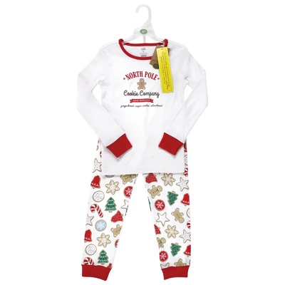 Touched By Nature Infant And Toddler Organic Cotton Tight-Fit Pajama Set, Christmas Cookies 3 Touched By Nature Infant And Toddler Organic Cotton Tight-Fit Pajama Set, Christmas Cookies