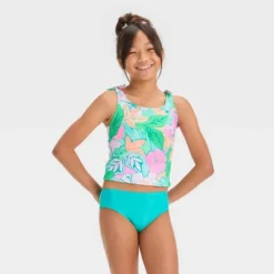 Girls' 'Tropical Dreaming' Floral Printed Tankini Set - Cat & Jack™ -Kids Clothing Store GUEST 0596af3a 1609 4fe7 a649 7b3cc64eb117