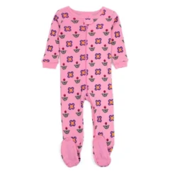 Leveret Footed Sleeper Cotton Girls Pajamas -Kids Clothing Store GUEST 0981972d e010 431c a945 6f5e40e6050c