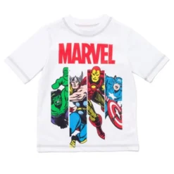 Marvel Avengers Spider-Man Hulk Black Panther Iron Man Thor Rash Guard Swim Shirt Toddler -Kids Clothing Store GUEST 0a947545 8b39 4464 b744 8031d41047d0