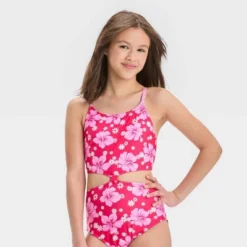 Girls' Simply Hibiscus One Piece Swimsuit - Art Class™ Pink -Kids Clothing Store GUEST 0b2b0f34 f323 41a9 a2de 55c902f8be95