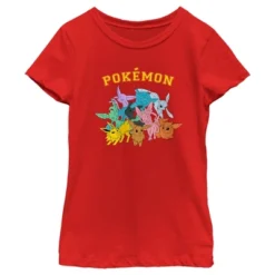 Girl's Pokemon Colorful Eeveelutions Animals T-Shirt -Kids Clothing Store GUEST 0b40b1db 7162 4b9b a737 488df2145dc1