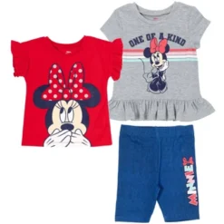 Mickey Mouse & Friends Minnie Mouse Baby Girls Graphic T-Shirts And Bike Shorts Infant -Kids Clothing Store GUEST 0ccccca9 42f6 4a54 b8c5 7811f2614e13