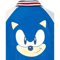 SEGA Sonic The Hedgehog French Terry Zip Up Varsity Bomber Jacket Satin Lining Little Kid To Big Kid -Kids Clothing Store GUEST 0dff6f88 4ae3 4a57 8261 5d4a08ba991e