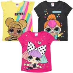 L.O.L. Surprise! Girls 3 Pack Graphic T-Shirts Little Kid To Big Kid -Kids Clothing Store GUEST 0e3afc74 b2ef 4ed0 8a71 25e5de95a429