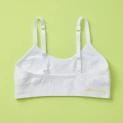 Girls' Favorite Double-Layered, High-Quality Seamless Bra With Adjustable Straps By Yellowberry