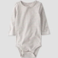 Little Planet By Carter’s Baby 3pc Striped Cardigan Set - Sage Green