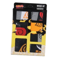 Naruto Shippuden Youth Week Of Socks Uzumaki Clan And Symbols 7 Pairs Of Socks Multicoloured -Kids Clothing Store GUEST 1006bf59 0feb 48fa a9c9 d6d0c6d20bbb