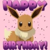 Girl's Pokemon Eevee Happy Birthday T-Shirt
