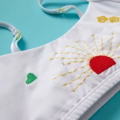 Adorable Embroidered First Pima Cotton Training Bra For Girls By Yellowberry -Kids Clothing Store GUEST 11eb2e26 0ecd 4703 ae4a 93209db0126e