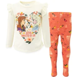 Disney Princess Anna Elsa Frozen Girls Graphic T-Shirt And Leggings Outfit Set Toddler To Big Kid 21 Disney Princess Anna Elsa Frozen Girls Graphic T-Shirt And Leggings Outfit Set Toddler To Big Kid -Kids Clothing Store GUEST 12b9f814 9c2d 4b32 872a f255601c910e