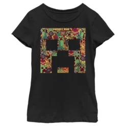 Girl's Minecraft Creeper Collage T-Shirt -Kids Clothing Store GUEST 13b4f978 c2ac 4650 a4f5 b35e10a53594