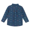Andy & Evan Kids Boys Buttondown Shirt Blue, Size 7
