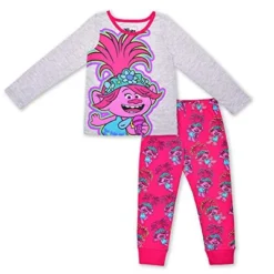 Universal Girl's Trolls Poppy Graphic Printed Long Sleeve Shirt And Jogger Pants Set For Kids -Kids Clothing Store GUEST 144e399c 13b7 4551 a1b1 d63243dbebc6