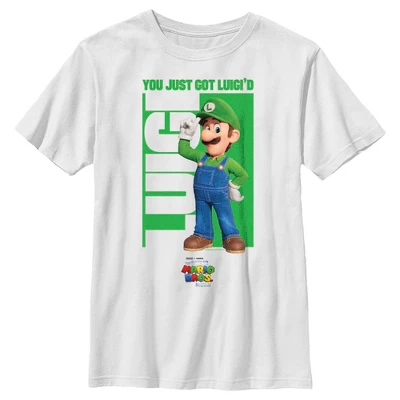Boy's The Super Mario Bros. Movie Luigi You Just Got Luigi'd T-Shirt 5 Boy's The Super Mario Bros. Movie Luigi You Just Got Luigi'd T-Shirt - Image 3