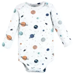 Hudson Baby Infant Boy Cotton Long-Sleeve Bodysuits, Space 3-Pack -Kids Clothing Store GUEST 167ba436 3af3 4a05 bffc a0e18a84fcff
