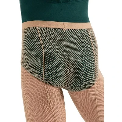 Capezio Studio Basics Fishnet Tight W/ Seams - Girls 5 Capezio Studio Basics Fishnet Tight W/ Seams - Girls - Image 3