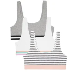 Fruit Of The Loom Girls' Built Up Sports Bra 3-Pack -Kids Clothing Store GUEST 179a84b6 0914 48ec 99ad a87368108f76