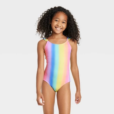 Girls' Daydream Ombre One Piece Swimsuit - Cat & Jack™ 5 Girls' Daydream Ombre One Piece Swimsuit - Cat & Jack™ - Image 3