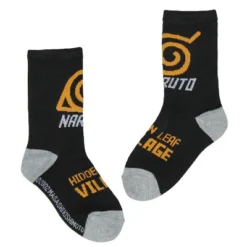 Naruto Shippuden Youth Week Of Socks Uzumaki Clan And Symbols 7 Pairs Of Socks Multicoloured