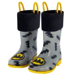 Batman Kid’s Rain Boots With Soft Removable Liner, (Ages 1-8 Years) -Kids Clothing Store GUEST 1ae82b28 29e9 4459 80c9 1eb1d1912439
