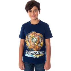 Beyblade Burst Boys' Wizard Fafnir Spinner Top Kids Short Sleeve T-Shirt -Kids Clothing Store GUEST 1b5568a0 3b74 41b9 acc4 18d3c841712b