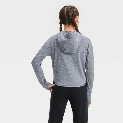 Girls' Soft Stretch Hoodie - All In Motion™ 3 Girls' Soft Stretch Hoodie - All In Motion™