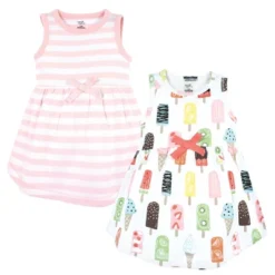 Touched By Nature Baby And Toddler Girl Organic Cotton Short-Sleeve And Long-Sleeve Dresses, Popsicle -Kids Clothing Store GUEST 1d546e9a 51e5 4d20 9408 df68a9486bd5