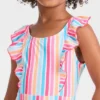 Girls' Striped Sunshine Bound One Piece Swimsuit - Cat & Jack™ -Kids Clothing Store GUEST 1df3aa4b 2eac 4432 b6fa 4b0ed6cd55d3