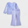 Toddler Girls' 2pc Adaptive Sparkle Velour Set - Cat & Jack™ Periwinkle -Kids Clothing Store GUEST 1e46d8b1 e415 4416 b94f a38dcd10e170