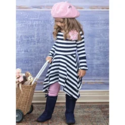 Girls Parisian Chic Sidetail Tunic & Legging Set - Mia Belle Girls -Kids Clothing Store GUEST 1f722960 7faf 4988 b252 a76c642ba0cc