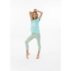 Sleep On It Girls Tropi-Cool 2-Piece Capri Legging Pajama Sleep Set -Kids Clothing Store GUEST 1f95ade0 e378 4ea0 b53f 3c72c2ad8b91