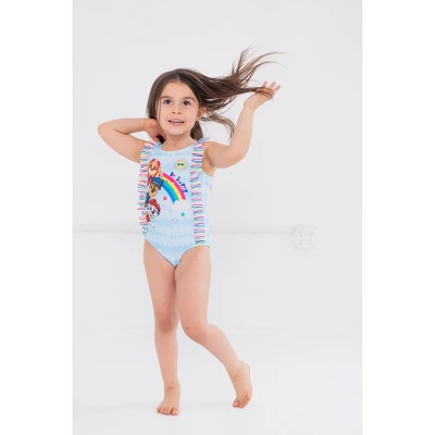 PAW Patrol Skye Marshall Chase Girls One Piece Bathing Suit Toddler 3 PAW Patrol Skye Marshall Chase Girls One Piece Bathing Suit Toddler