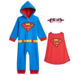 DC Comics Justice League The Flash Superman Batman Zip Up Pajama Coverall -Kids Clothing Store GUEST 21d8bd43 0882 434f 9a0c 00317d6757d5