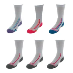 Fruit Of The Loom Girl's Active Cushioned Crew Socks (6 Pack) -Kids Clothing Store GUEST 224bfee8 8f00 4e72 aac6 7987762c0019