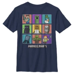 Boy's Minecraft Character Boxes T-Shirt -Kids Clothing Store GUEST 2272e9e5 9ad3 4bb7 9d61 f07a75bd6cc8