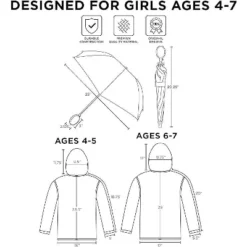 JoJo Siwa Kids Umbrella And Raincoat Set, Rain Wear For Girls Ages 4-7 -Kids Clothing Store GUEST 2295b9d0 91c7 4ba2 840f b95790fb56e9