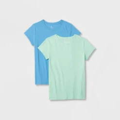 Girls' 2pk Core Short Sleeve T-Shirt - All In Motion™ -Kids Clothing Store GUEST 2337b382 1be4 4f0f b85f 6c5b40b76ded