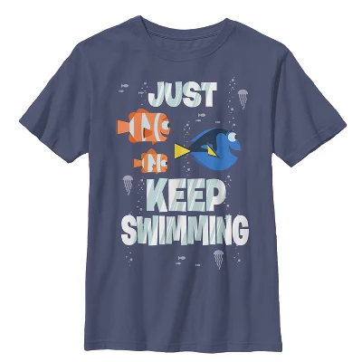 Boy's Finding Dory Just Keep Swimming T-Shirt 4 Boy's Finding Dory Just Keep Swimming T-Shirt - Image 2