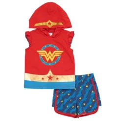 DC Comics Justice League Wonder Woman Girls Tank Top And Dolphin Active French Terry Shorts Little Kid To Big Kid -Kids Clothing Store GUEST 294095fe 26f7 4da8 9961 1ca60bbdf45b