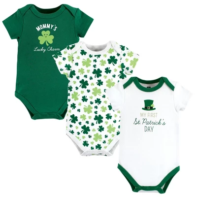 Hudson Baby Infant Boy Cotton Bodysuits, Lucky Charm 10 Hudson Baby Infant Boy Cotton Bodysuits, Lucky Charm - Image 8