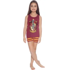 Harry Potter Girls Gryffindor House Crest Tank Top And Short Pajama 2pc Set -Kids Clothing Store GUEST 2b5e1da7 769b 480f 8c4f 6b013faafa54