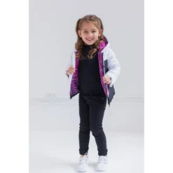 Marvel Spidey And His Amazing Friends Ghost-Spider Girls Zip Up Puffer Jacket Little Kid To Big Kid -Kids Clothing Store GUEST 2b6720f1 4aee 4a9c 85ef 7168d0466322