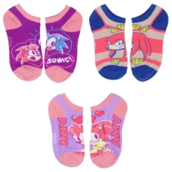 Sonic The Hedgehog Kids Tails Knuckles Amy No-Show Ankle Socks 6 Pair Pack Multicoloured -Kids Clothing Store GUEST 2d8c5d1c c4d1 4deb bacc 1314c65623ec