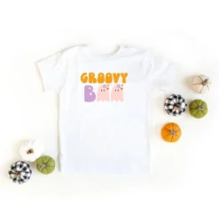 The Juniper Shop Groovy Boo Ghost Kids Short Sleeve Tee